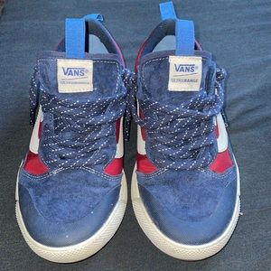Vans Ultrarange Blue and Red Sneakers